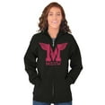 thumbnail image 1 of Meow Cute Crazy Cat Ladies University Zip Hoodie Sweatshirt Women Brisco Brands X, 1 of 1