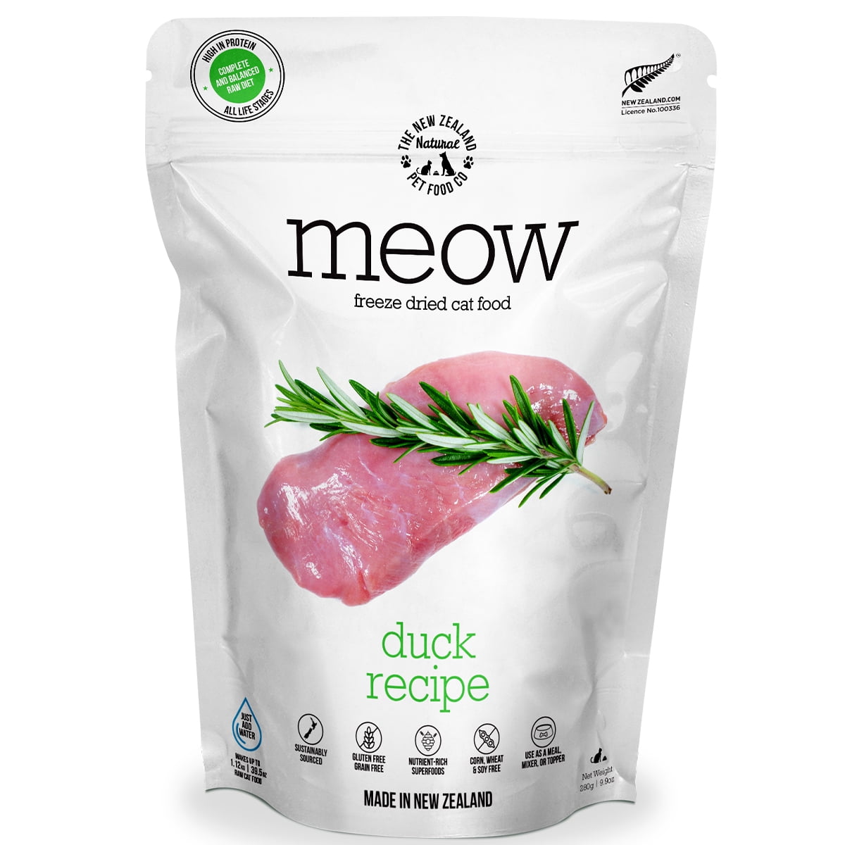 Meow Duck Freeze Dried Food 9oz