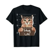 Meow Enforcement: The Feline Police Department - Funny Cat Thug Gangster Kitten T-Shirt
