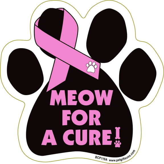 Meow For A Cure Breast Cancer - Paw Cause