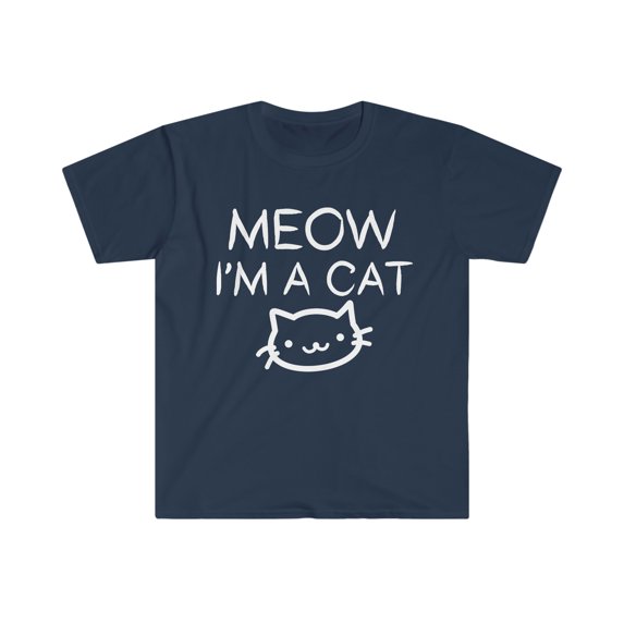 Meow I am a Cat Unisex T-shirt S-3XL Halloween Cat Lovers Cat Owners