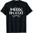 thumbnail image 1 of Meow I'm A Cat Funny Halloween Costume Couples 2021 T-Shirt, 1 of 4