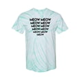 thumbnail image 1 of Meow Lines Tie-Dye Cyclone Women -Smartprints Designs, Female Small, 1 of 2