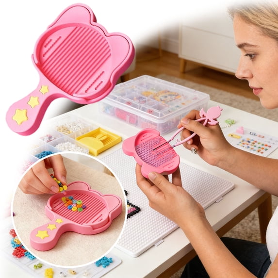 Meow Meow Shovel Perler Bead Shovel,Bead Spatula For DIY Craft Projects And Bead Art Designs,Pink