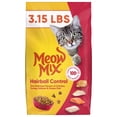 thumbnail image 1 of Meow Mix Hairball Control Dry Cat Food for Adult Cats, 3.15 lb. Bag, 1 of 12