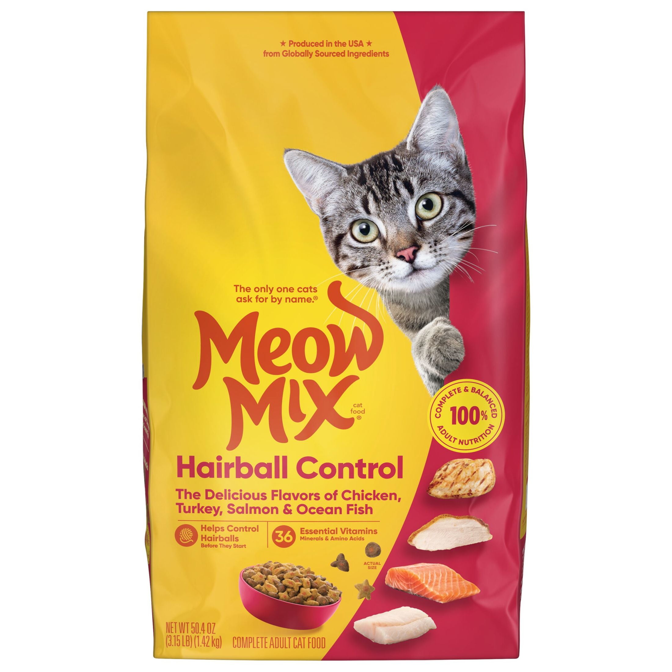 Meow Mix Hairball Control Dry Cat Food Meow Mix Hairball Control Dry Cat Food