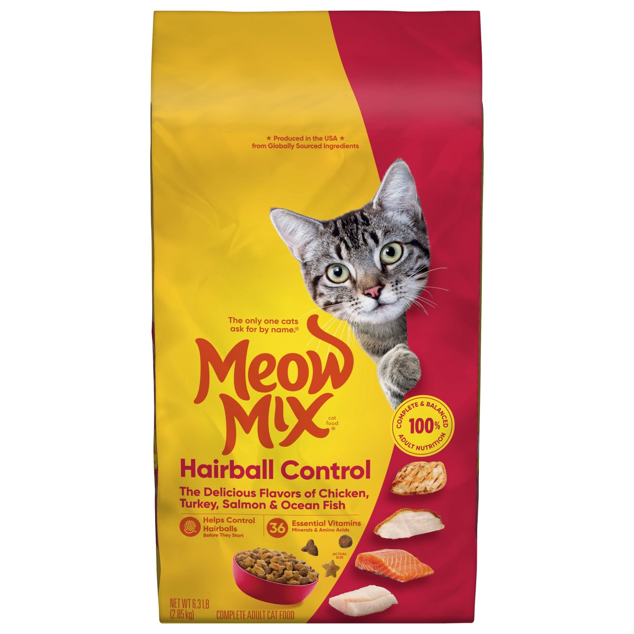Meow Mix Hairball Control Dry Cat Food Meow Mix Hairball Control Dry Cat Food