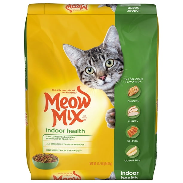 Meow Mix Indoor Health Dry Cat Food, 14.2 Pounds - Walmart.com