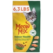 Meow Mix Indoor Health Dry Cat Food, 6.3 lb Bag