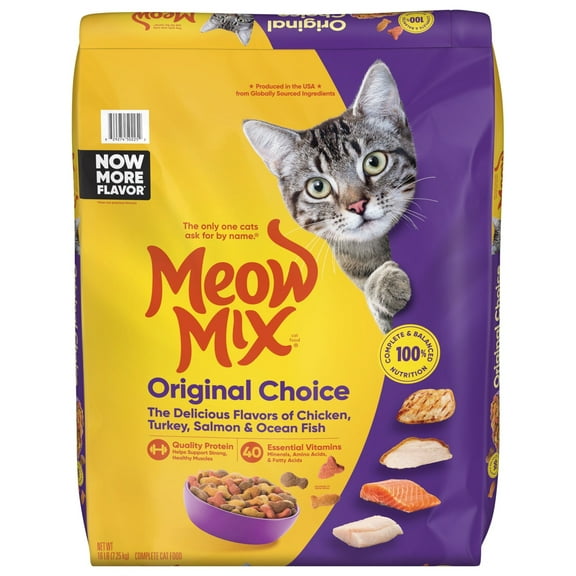 Meow Mix Original Choice Dry Cat Food, 16 lb. Bag