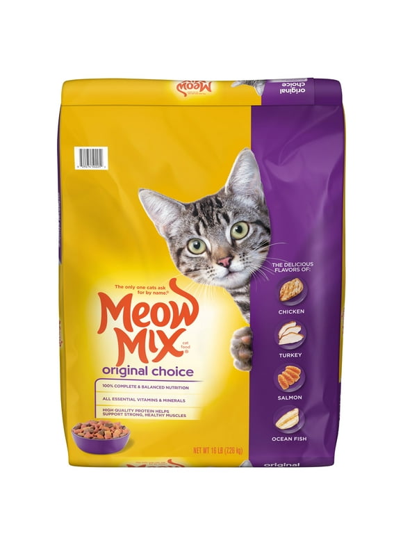 Meow Mix Original Choice Dry Cat Food, 16 Pounds