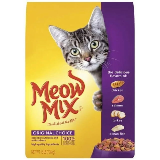 Meow Mix Original Choice Dry Cat Food 16lb