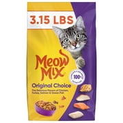 Meow Mix Original Choice Dry Cat Food, 3.15 lb. Bag