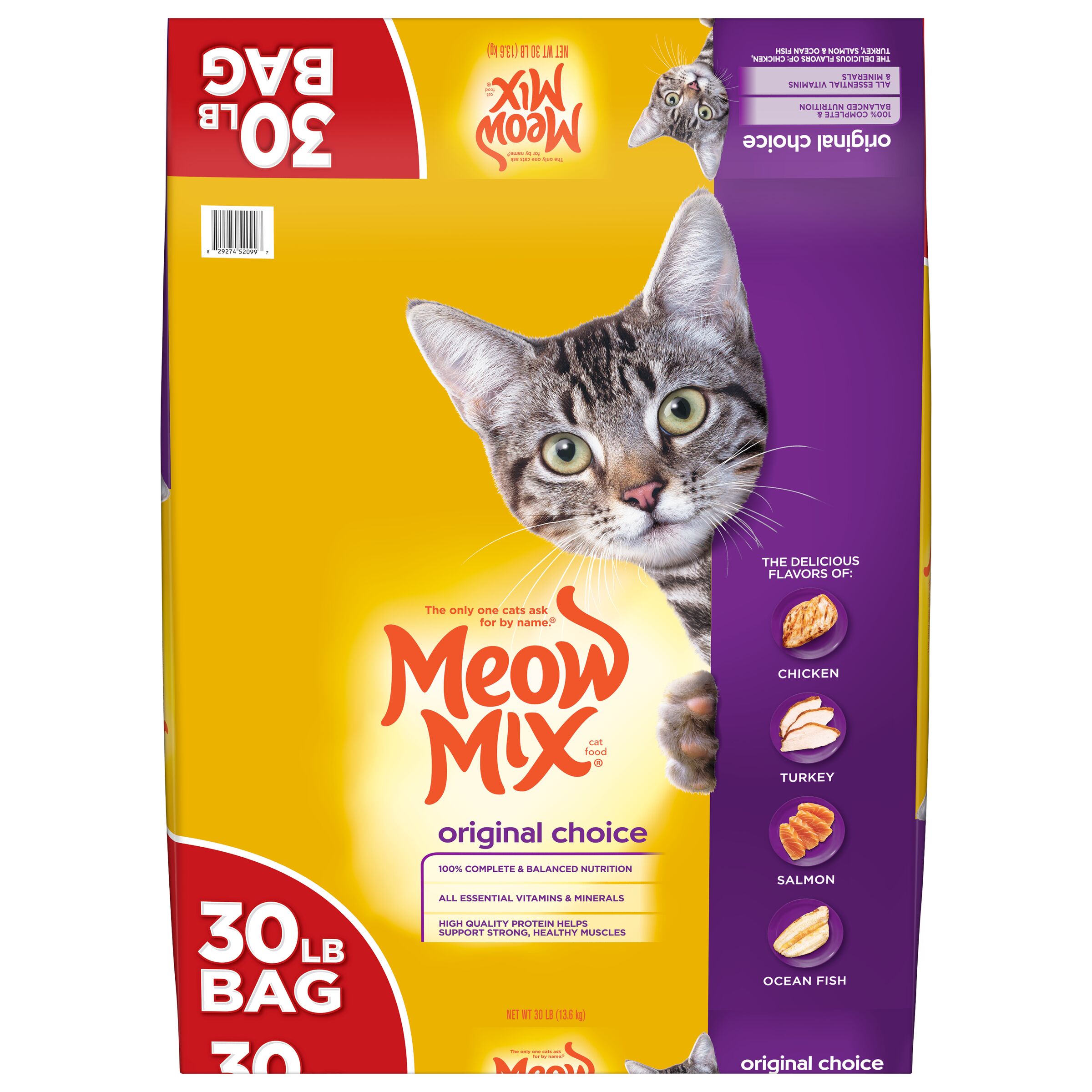 Meow Mix Original Choice Dry Cat Food, 30 Pounds - image 1 of 10