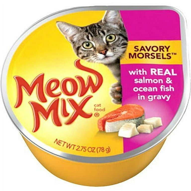 Meow mix savory 2025 morsels wet cat food