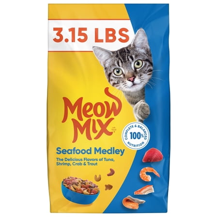 Meow Mix Original Choice Bulk Cat Food, Chicken, Turkey, Salmon