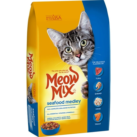 Meow Mix Seafood Medley