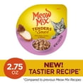 thumbnail image 1 of Meow Mix Tenders in Sauce Wet Cat Food with Real Turkey & Giblets, 2.75 oz. Cups, 12 Pack (Packaging And Formulation Updates Underway), 1 of 8
