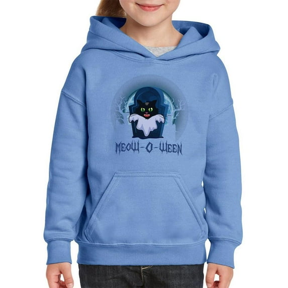 Meow-O-Ween Hoodie Juniors -Image by Shutterstock, x-Large