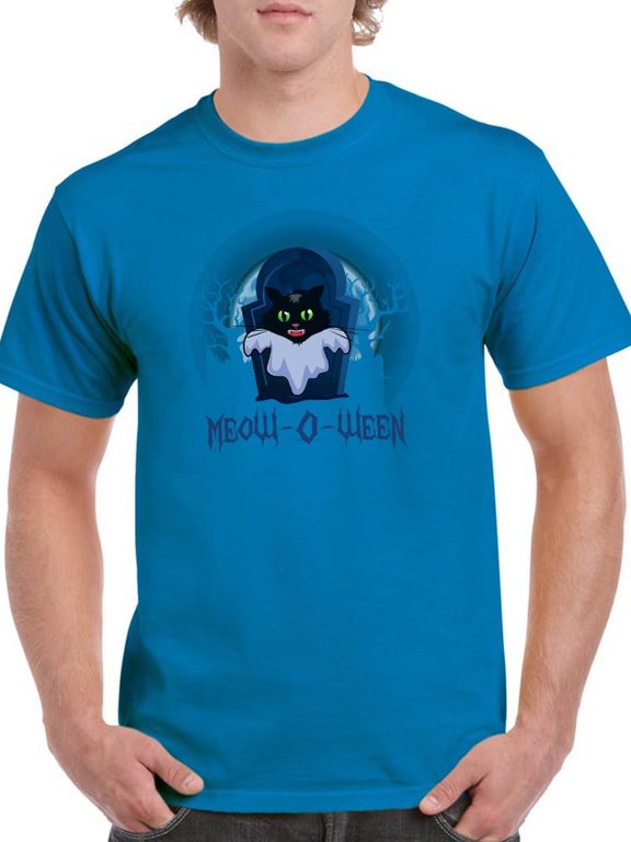 Meow-O-Ween T-Shirt Men -Image by Shutterstock, Male x-Large