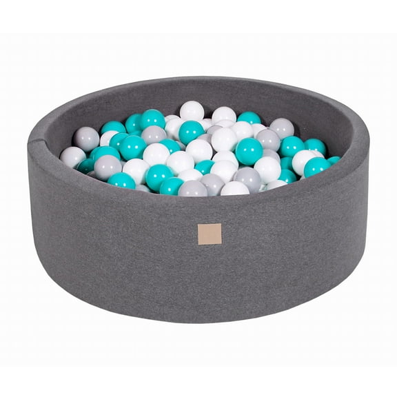Open Box MeowBaby Round 35x11.5In Baby Foam Ball Pit with 200 2.75 Inch Balls