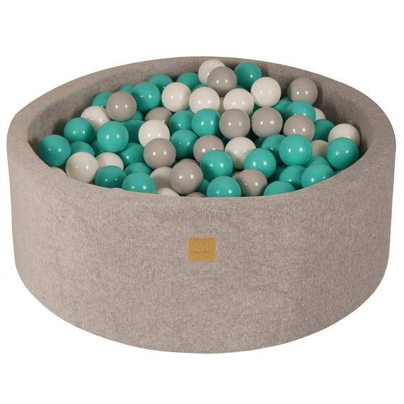 Open Box MeowBaby Soft Round 35x11.5" Baby Foam Ball Pit w/200 2.75 Inch Balls
