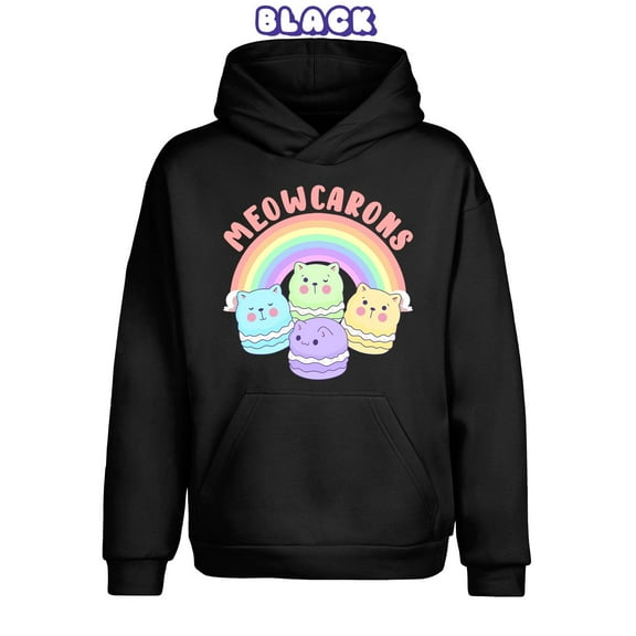 Meowcaroons1 Pullover Urban Hoodie