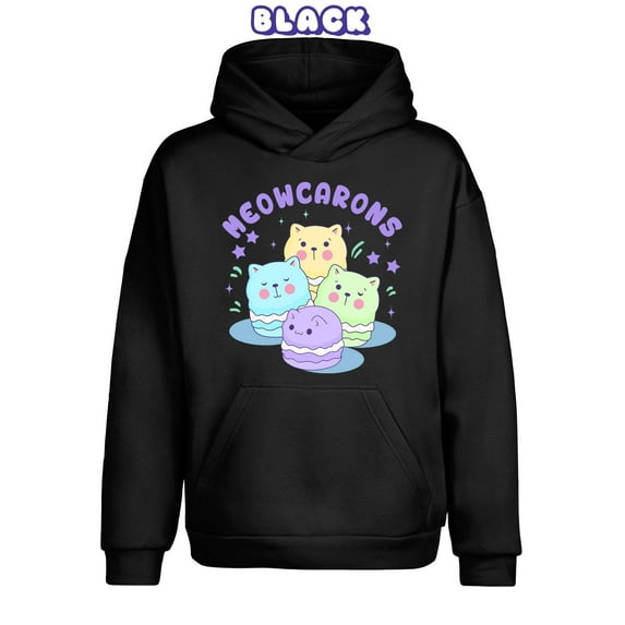 Meowcaroons2 Pullover Urban Hoodie