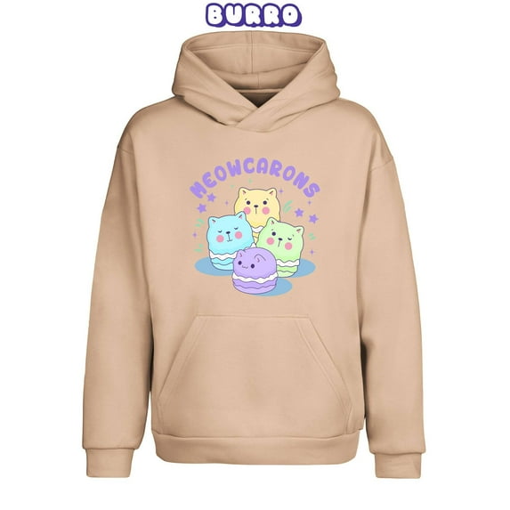 Meowcaroons2 Pullover Urban Hoodie