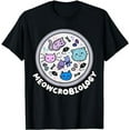 thumbnail image 1 of Meowcrobiology Microscopic Cats Science Pet School Biology T-Shirt, 1 of 5