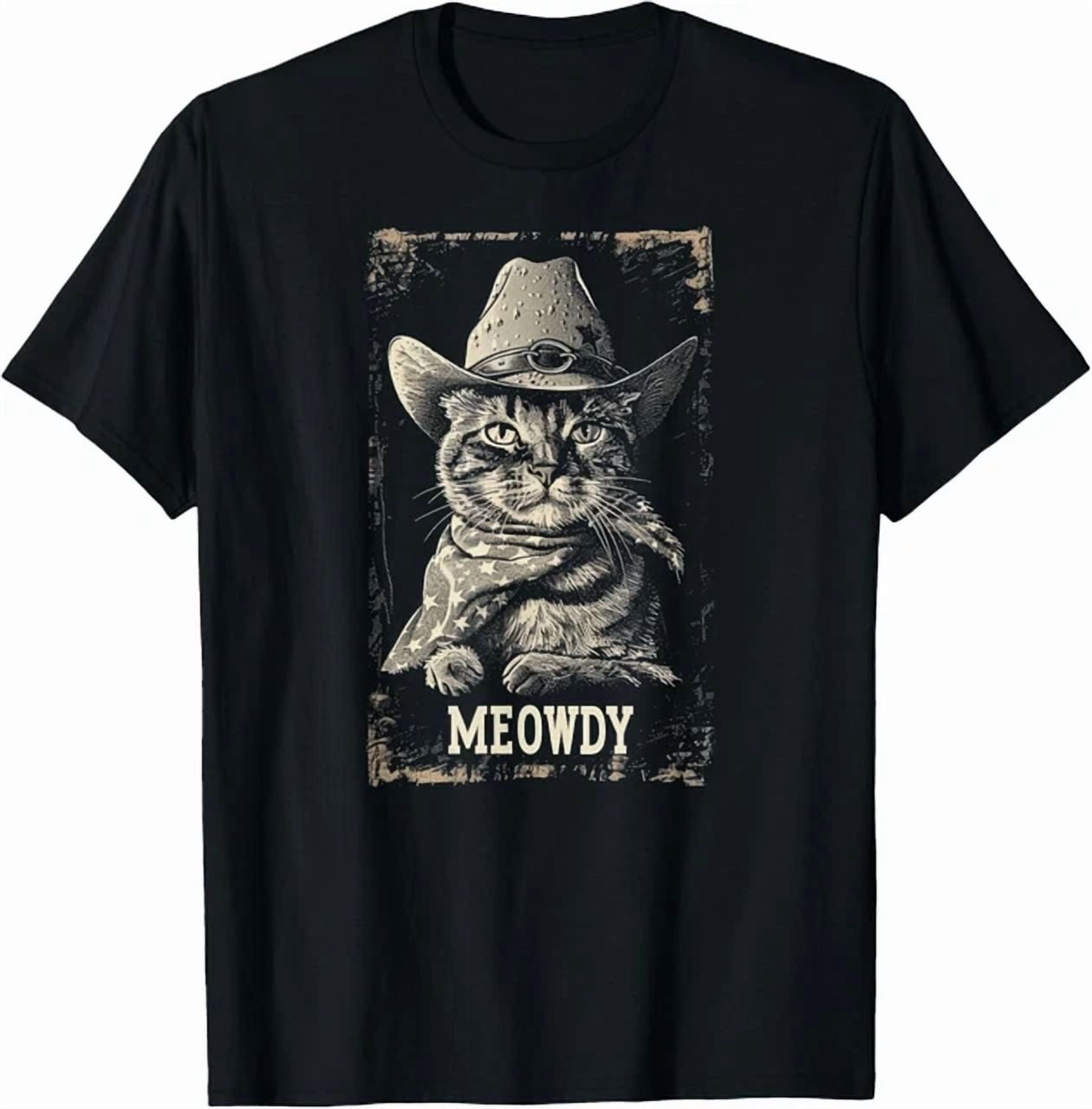 Meowdy Cat Cowboy Kitten Country Music Casual Design For Celebration ...