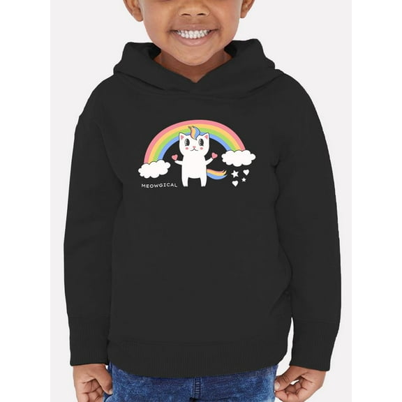 Meowgical Unicorn Cat Hoodie Toddler -Image by Shutterstock, 2 Toddler