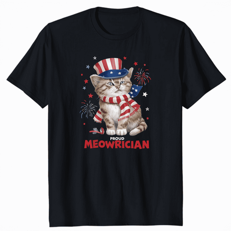 Meowica Cat 4th Of July Patriotic American Flag Shirt Gift Meowica Cat 4th Of July Patriotic American Flag Shirt Gift