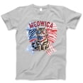 thumbnail image 1 of Meowica Patriotic Cat T-Shirt – Funny 4th of July Kitty Tee with American Flag & Sunglasses – Independence Day Shirt for Cat Lovers, Women, Men & Animal Fans, 1 of 7