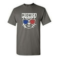 thumbnail image 1 of Meowica Sarcastic Humor Graphic Novelty Funny Tall T Shirt, 1 of 3