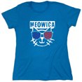 thumbnail image 1 of Meowica Sarcastic Humor Novelty Funny Women's Casual Tees, 1 of 3