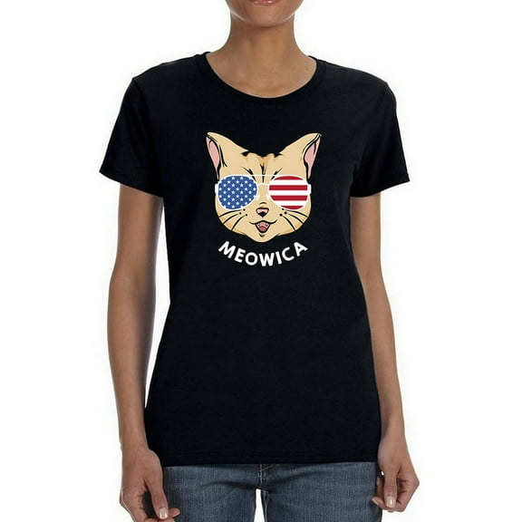 Meowica T-Shirt Women -Smartprints Designs, Female Small
