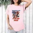 thumbnail image 1 of Meowicas Day 4th Of July Funny Cat Pet Owner Patriotic T-Shirt, for men & women, up to size 5XL, 1 of 3