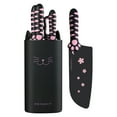 thumbnail interactive-video image 1 of Meowkit 5-Piece Knife Set with Block, High Carbon Steel Extra Sharp Edge with Cat Paw Handle, 1 of 10