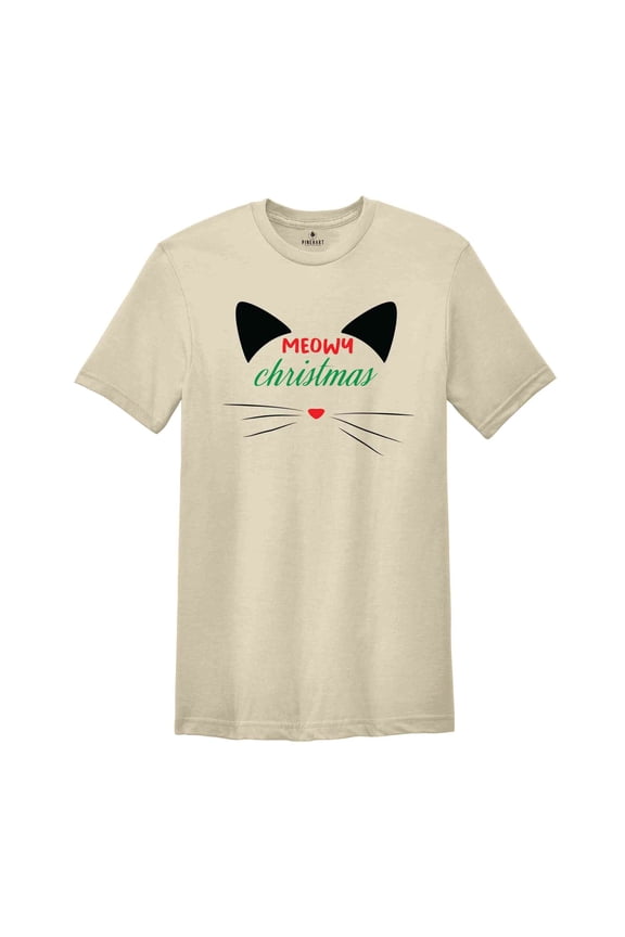 Meowy Christmas Shirt | Christmas Sweater | Cute Cat Sweater | Cat Lover Shirt | Christmas Dog Sweatshirt | Gifts For Cat Lover