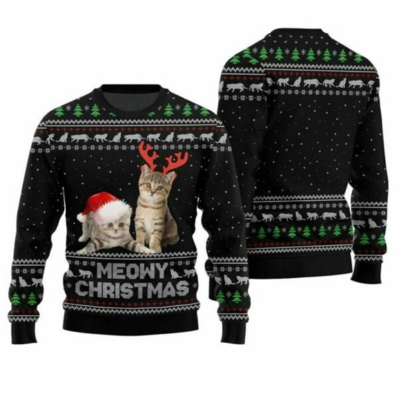 Meowy Christmas Ugly Sweater