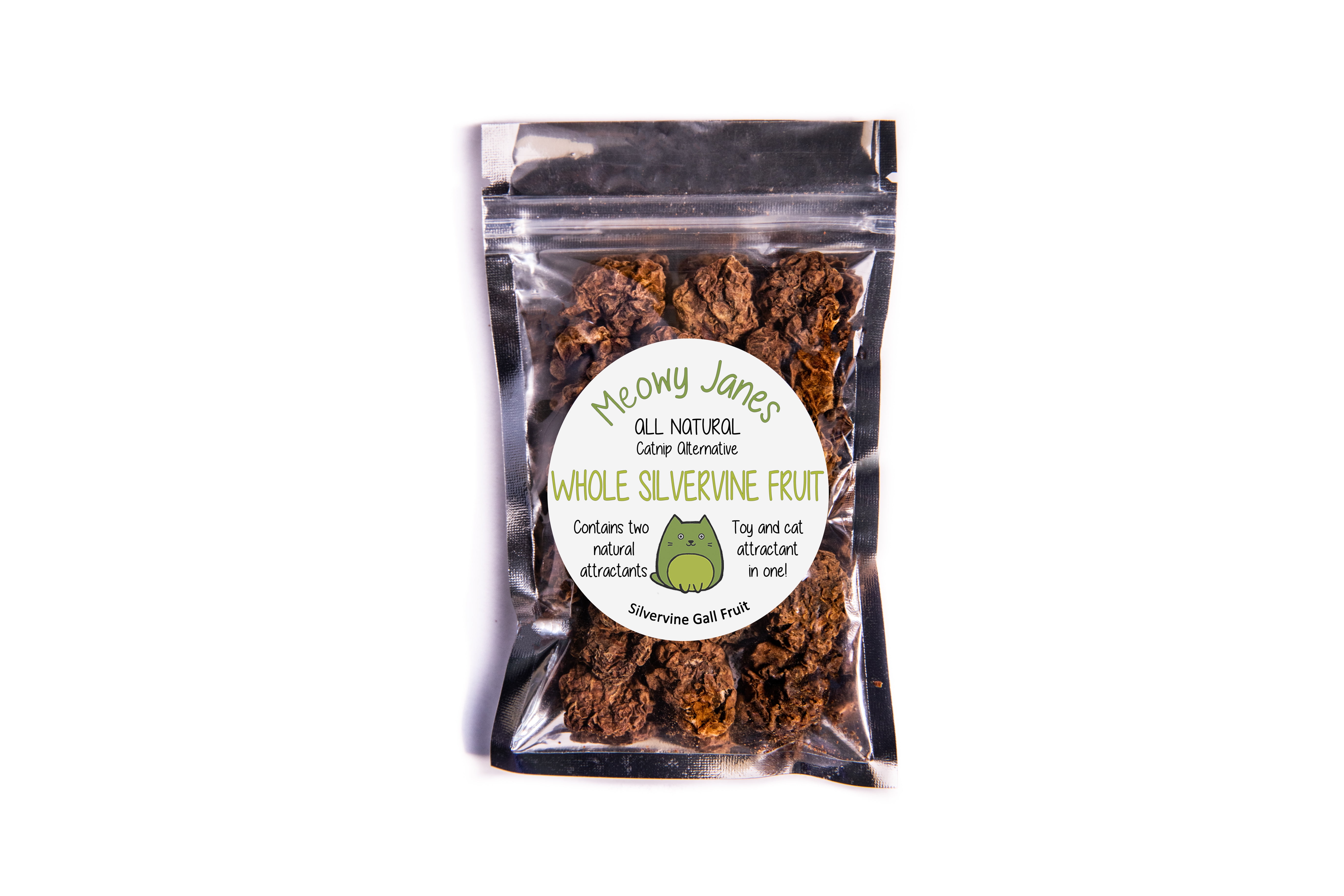 Meowy Janes Whole Silvervine Fruit- Dried Silvervine Gall Fruit