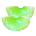 thumbnail image 1 of Mepaouo 2 Pack LED Tutu Skirt for Women Light up Neon Glitter Tulle Skirt Party Carnival, 1 of 3