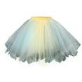 thumbnail image 1 of Mepaouo Adult Women 80's Tutu Skirt Layered Tulle Petticoat Dance Ballet Carnival Rave Running Dress, 1 of 3