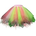 thumbnail image 1 of Mepaouo Adult Women 80's Tutu Skirt Layered Tulle Petticoat Dance Ballet Carnival Rave Running Dress, 1 of 3