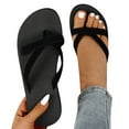 thumbnail image 1 of Mepaouo Arch Support Flip Flops Women's Adjustable Cross Strappy Sandals Summer Beach Shoes Size 6.5, 1 of 9