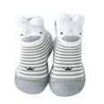 thumbnail image 1 of Mepaouo Baby Boy Girl Elastic Sock Shoes Indoor First Walking Shoes with Rubber Sole 0-4 Years, 1 of 3