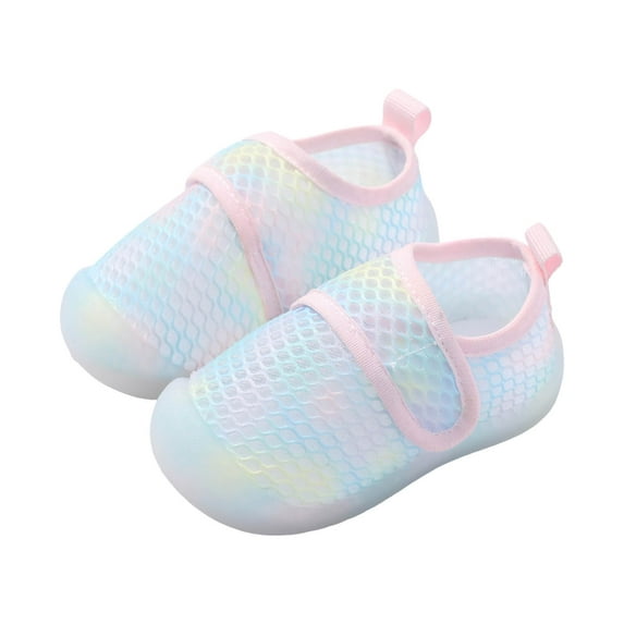 Mepaouo Baby Boys Girls Barefoot Water Shoes Infant Walking Sandals Quick Dry Aqua Sock Sneakers Pink