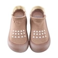 thumbnail image 1 of Mepaouo Baby Boys Girls Sock Shoes Toddler Soft Rubber Sole Sneakers Infant Non Slip Indoor Slippers Coffee, 1 of 5