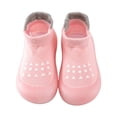 thumbnail image 1 of Mepaouo Baby Boys Girls Sock Shoes Toddler Soft Rubber Sole Sneakers Infant Non Slip Indoor Slippers Pink, 1 of 5